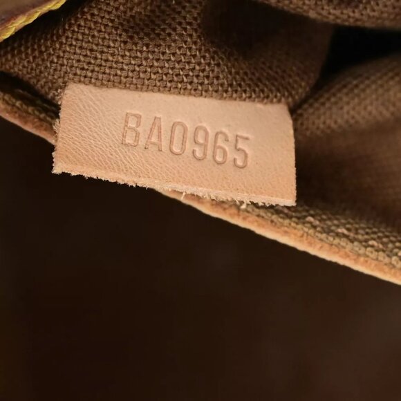 LOUIS VUITTON LV Logo Alma Hand Bag Monogram Leather Brown France M51130 35HB980 - Picture 16 of 16